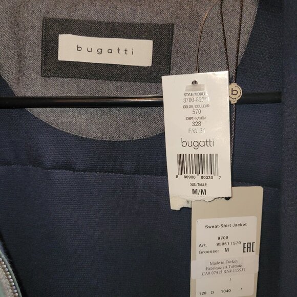 Bugatti Sweat-Shirt Jacket - Picture 1 of 4